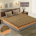 Printed Cotton King Size Bedsheet With Pillow Cover-ISKBDS18055680