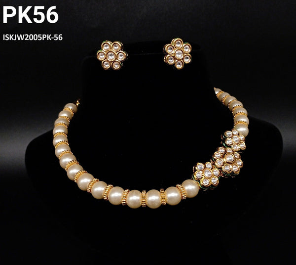 Kundan Jewelry Set-ISKJW2005PK-56