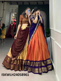 Kanchipuram Silk Lehenga With Blouse And Georgette Dupatta-ISKWLH24058961