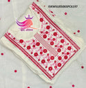 Embroidered Malmal Cotton Anarkali Kurti With Pant And Dupatta-ISKWSU0506SPC6197