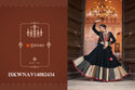 Embroidered Viscose Rayon Lehenga With Blouse And Sequined Dupatta-ISKWNAV14082434