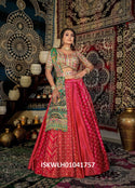 Digital Printed Satin Lehenga With Blouse And Jacquard Georgette Dupatta-ISKWLH01041757