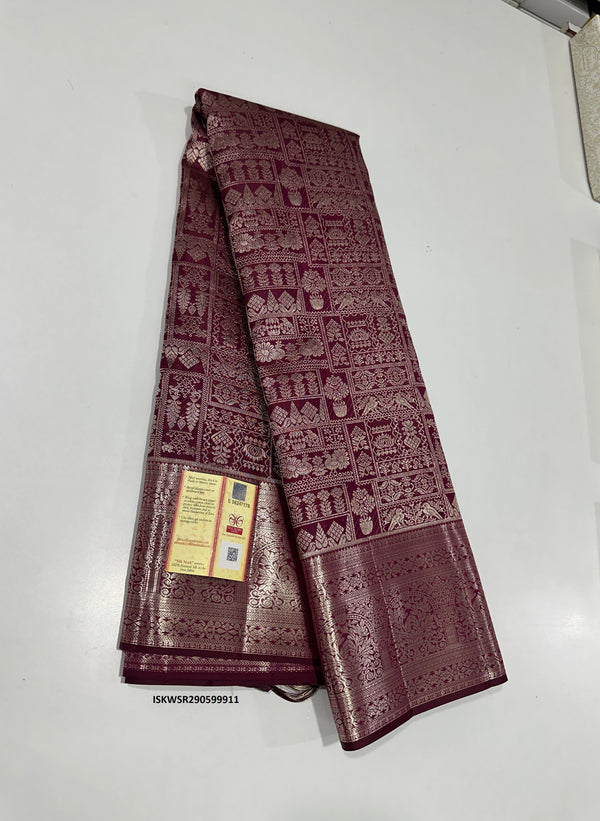 Handloom Silk Saree With Blouse-ISKWSR290599911