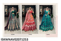 Printed Silk Lehenga With Blouse And Maslin Silk Dupatta-ISKWNAV02071253