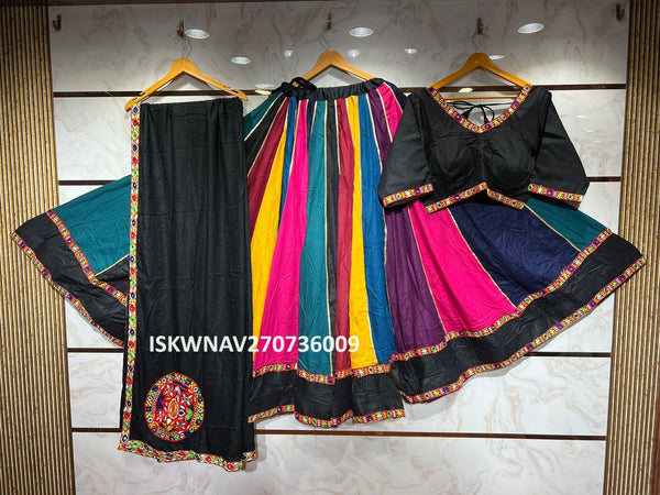 Rayon Cotton Lehenga With Blouse And Dupatta-ISKWNAV270736009