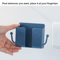 1PC/2PCS/4PCS Wall Mounted Storage Box Remote Control Organizer Case Mobile Phone Plug Charging Holder Rack Multifunction Stand For Home Stonego Home Accessories - Ishaanya