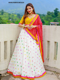 Cotton Lehenga With Blouse And Rayon Dupatta-ISKWLH0805LNB1620