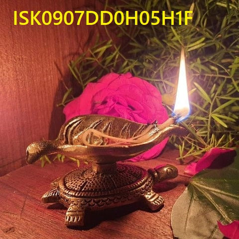 Unique Brass Tortoise Diya-ISK0907DD0H05H1F